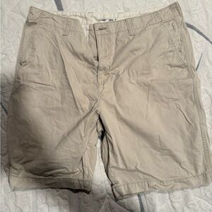 Old Navy Men's Beige Flat Front Shorts